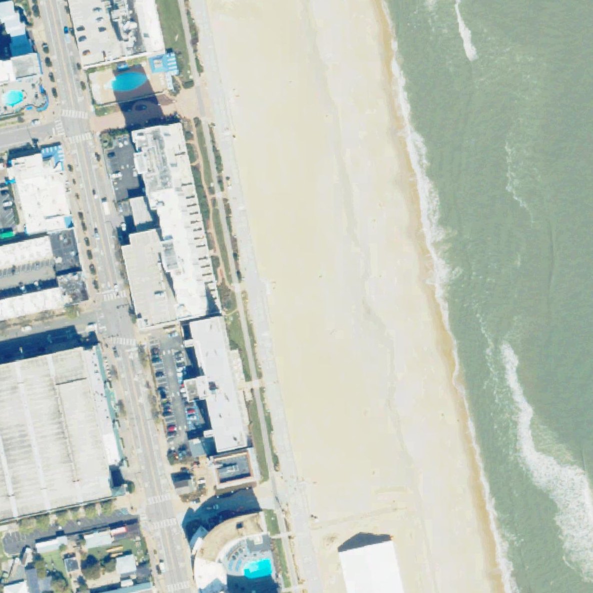 Aerial map of Resort Beach