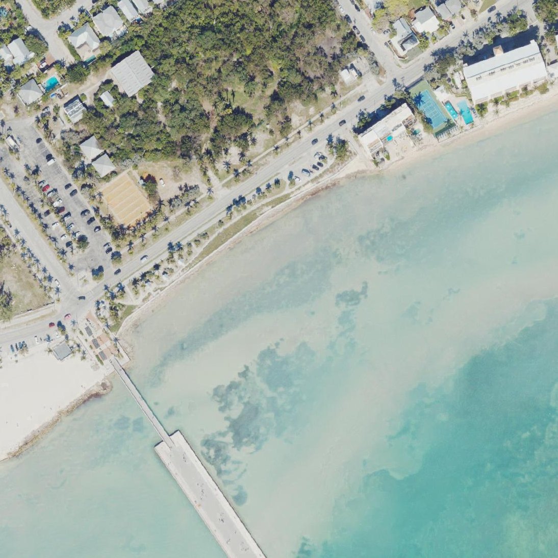 Aerial map of Rest Beach
