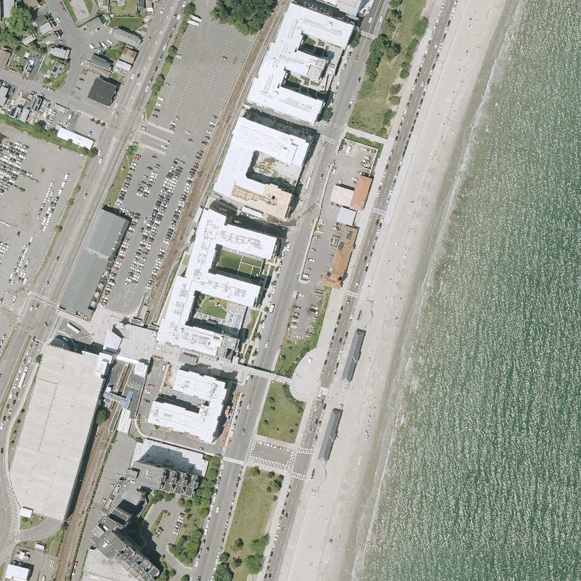 Aerial map of Revere Beach Clock