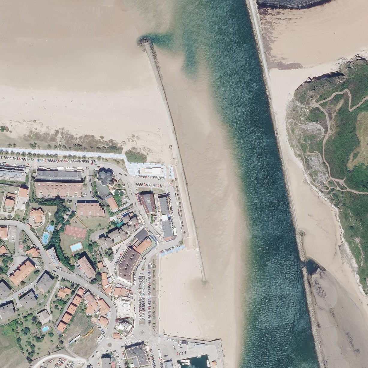 Aerial map of Ria De San Martin De La Arena