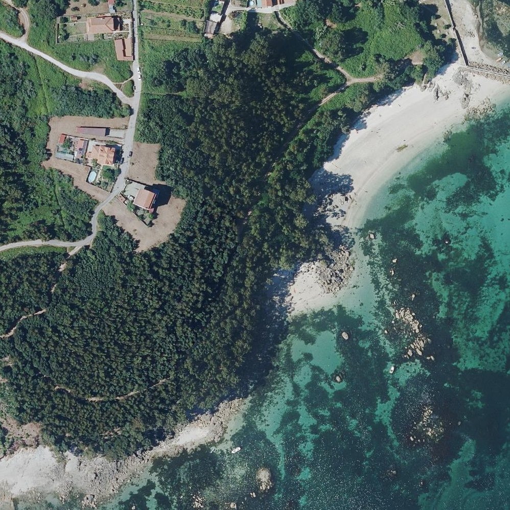 Aerial map of Ribeiriña Pequena