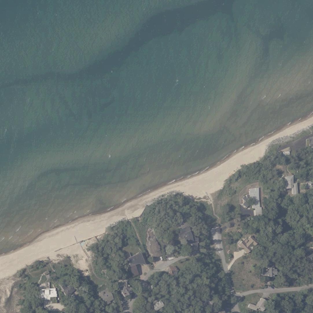 Aerial map of Ridge Beach