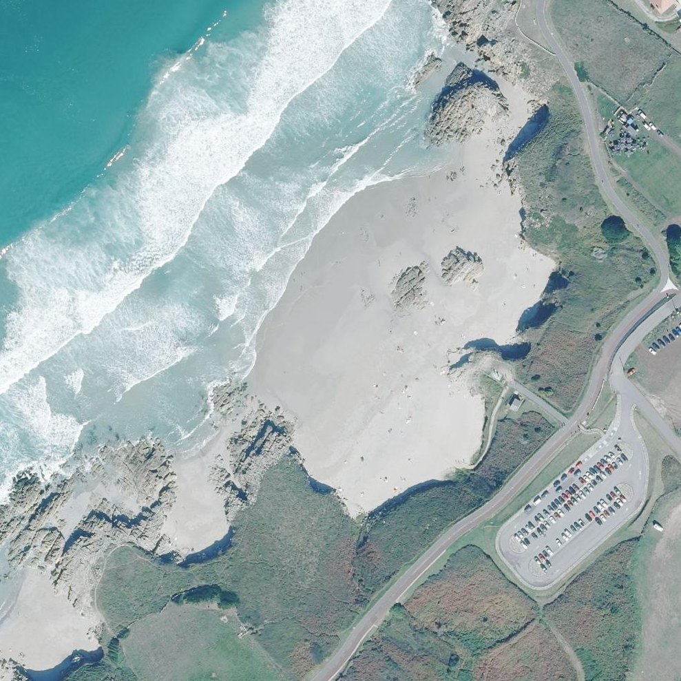 Aerial map of Ripibelo Beach