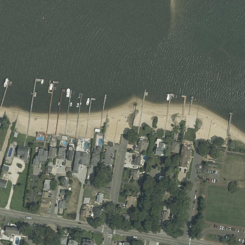 Aerial map of River Avenue Beach