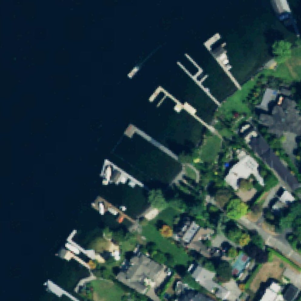 Aerial map of Road End Beach