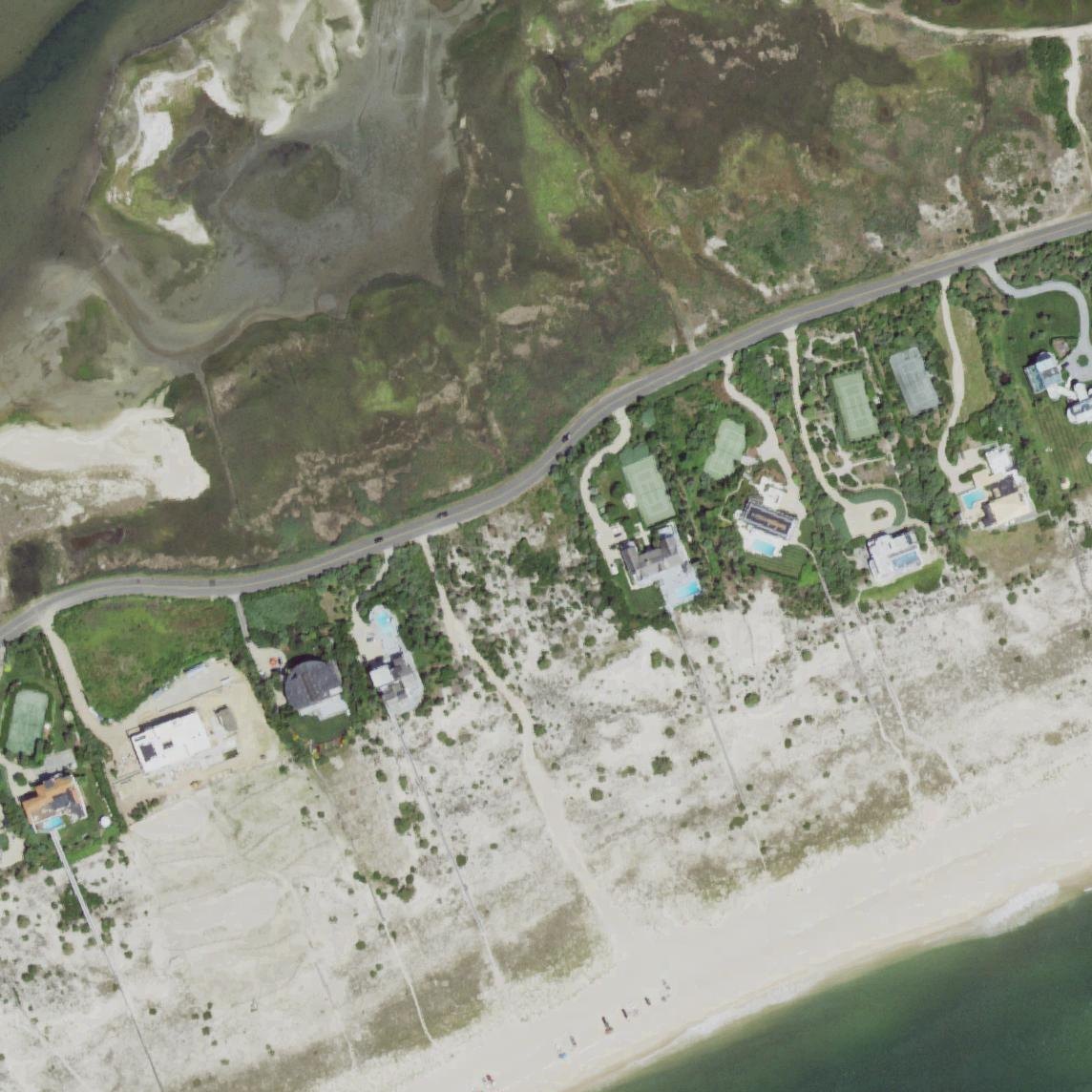 Aerial map of Road F Beach