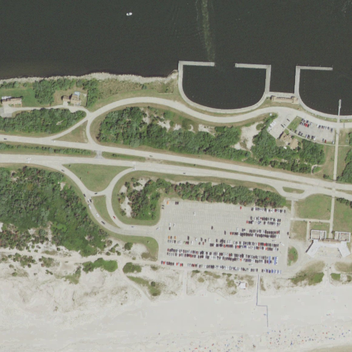 Aerial map of Robert Moses State Park Field 3