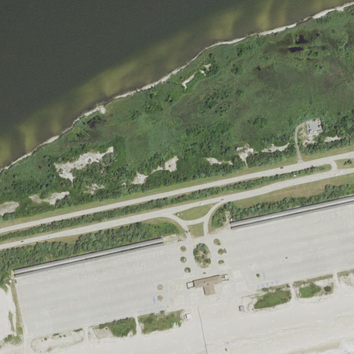 Aerial map of Robert Moses State Park Field 4