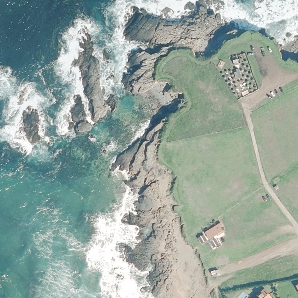 Aerial map of Rock Pools of Verdicio