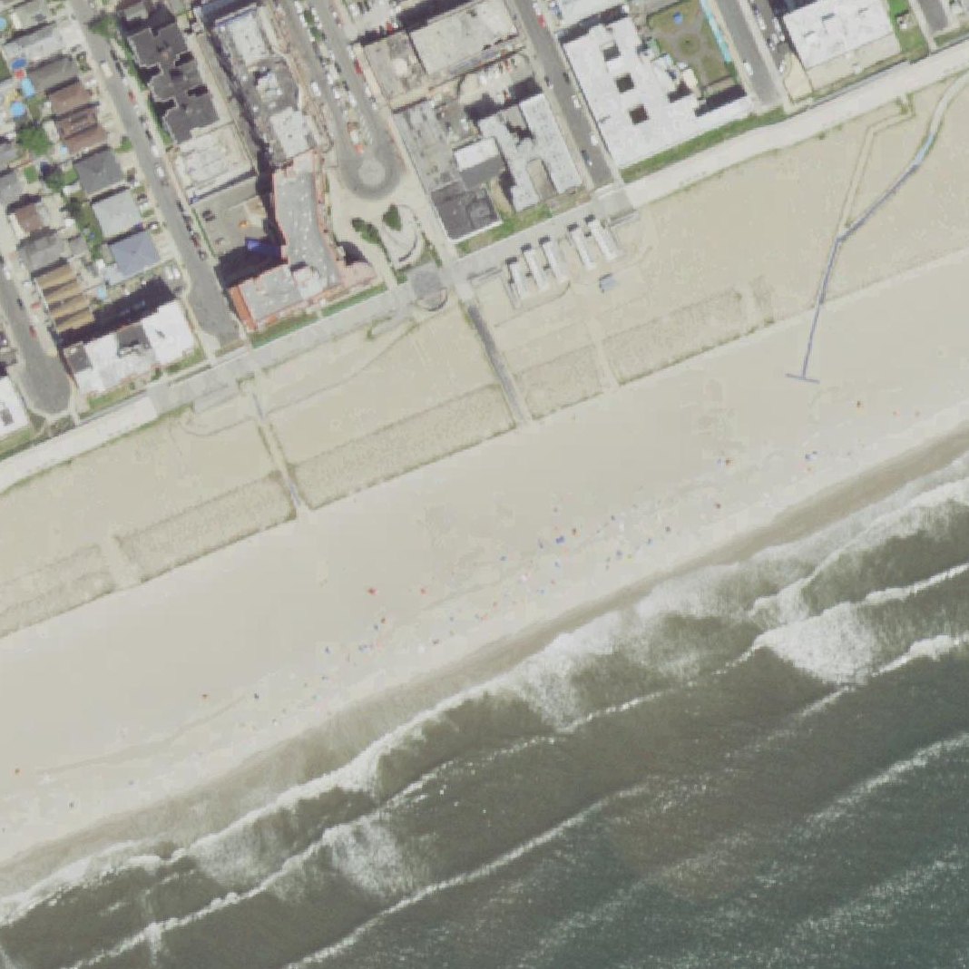 Aerial map of Rockaway Beach 116 st