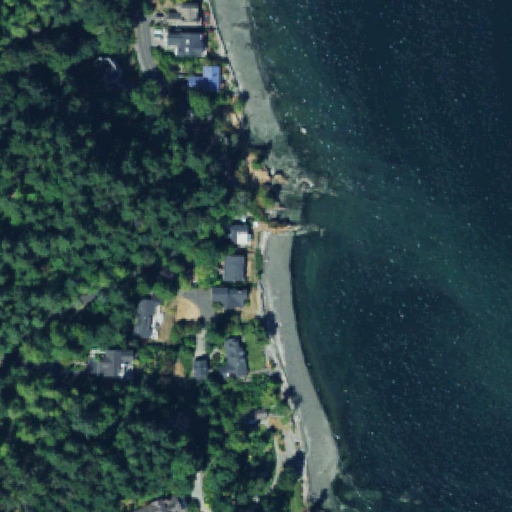 Aerial map of Rockaway Beach Park