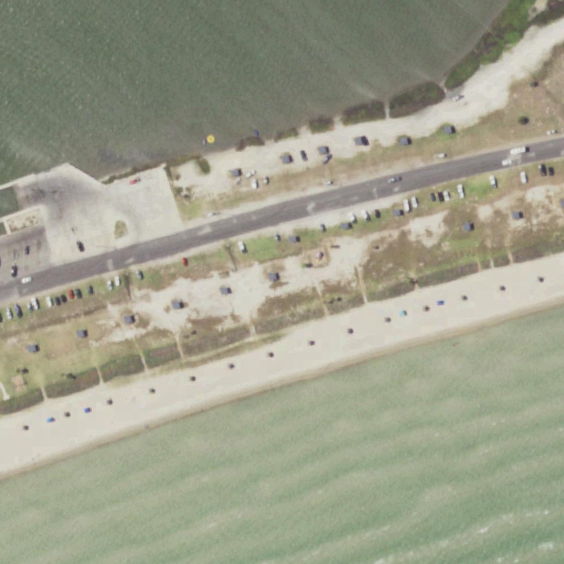 Aerial map of Rockport Beach Park