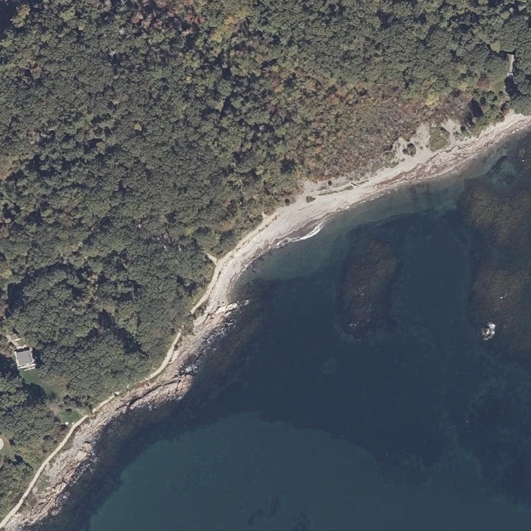 Aerial map of Rocky Beach