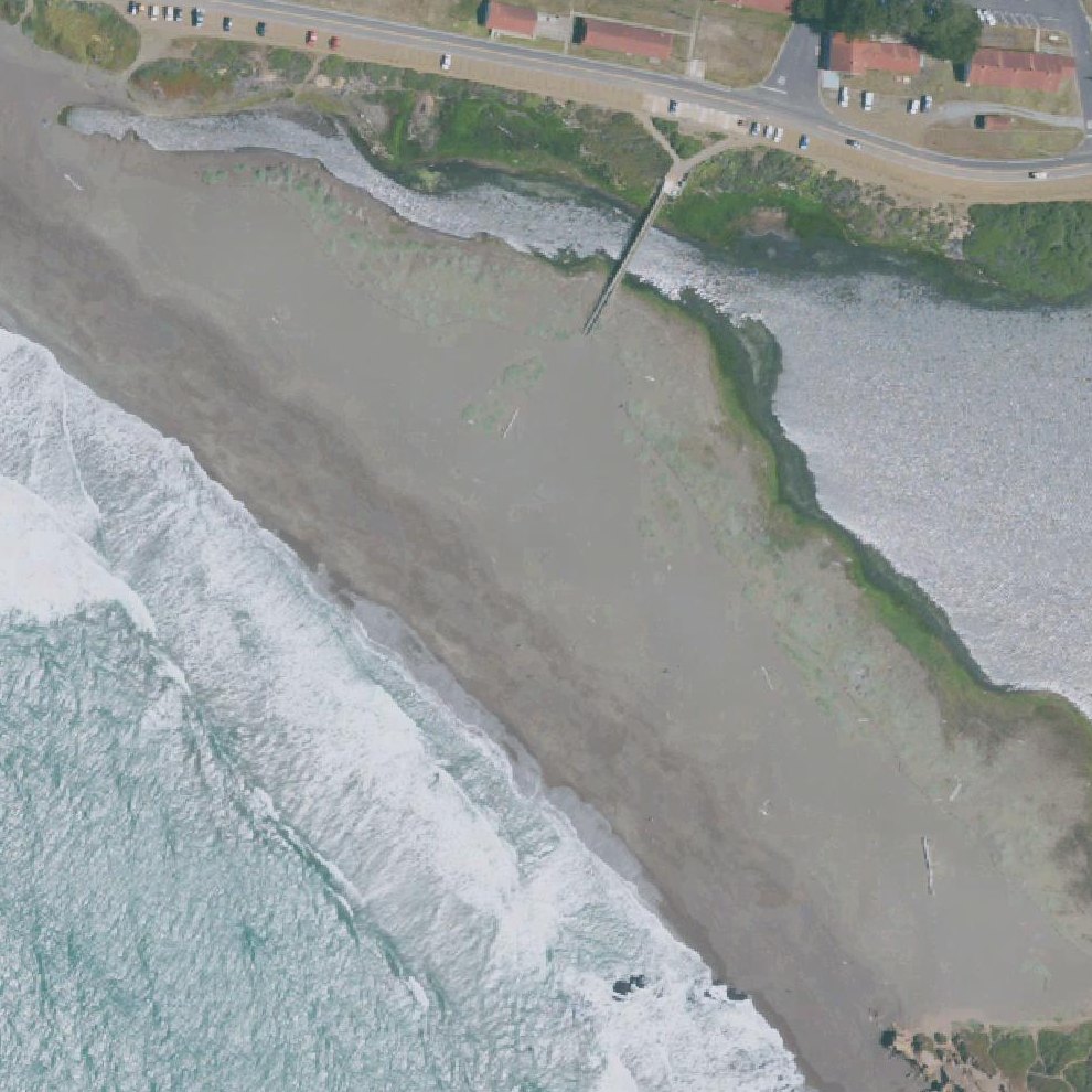 Aerial map of Rodeo Cove