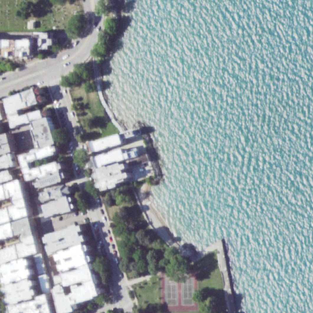 Aerial map of Rogers Beach