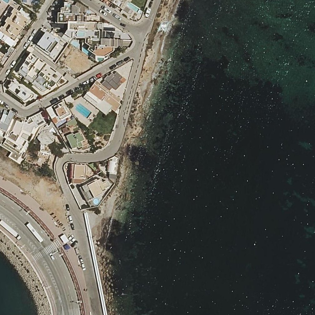 Aerial map of Rolling Stones beach