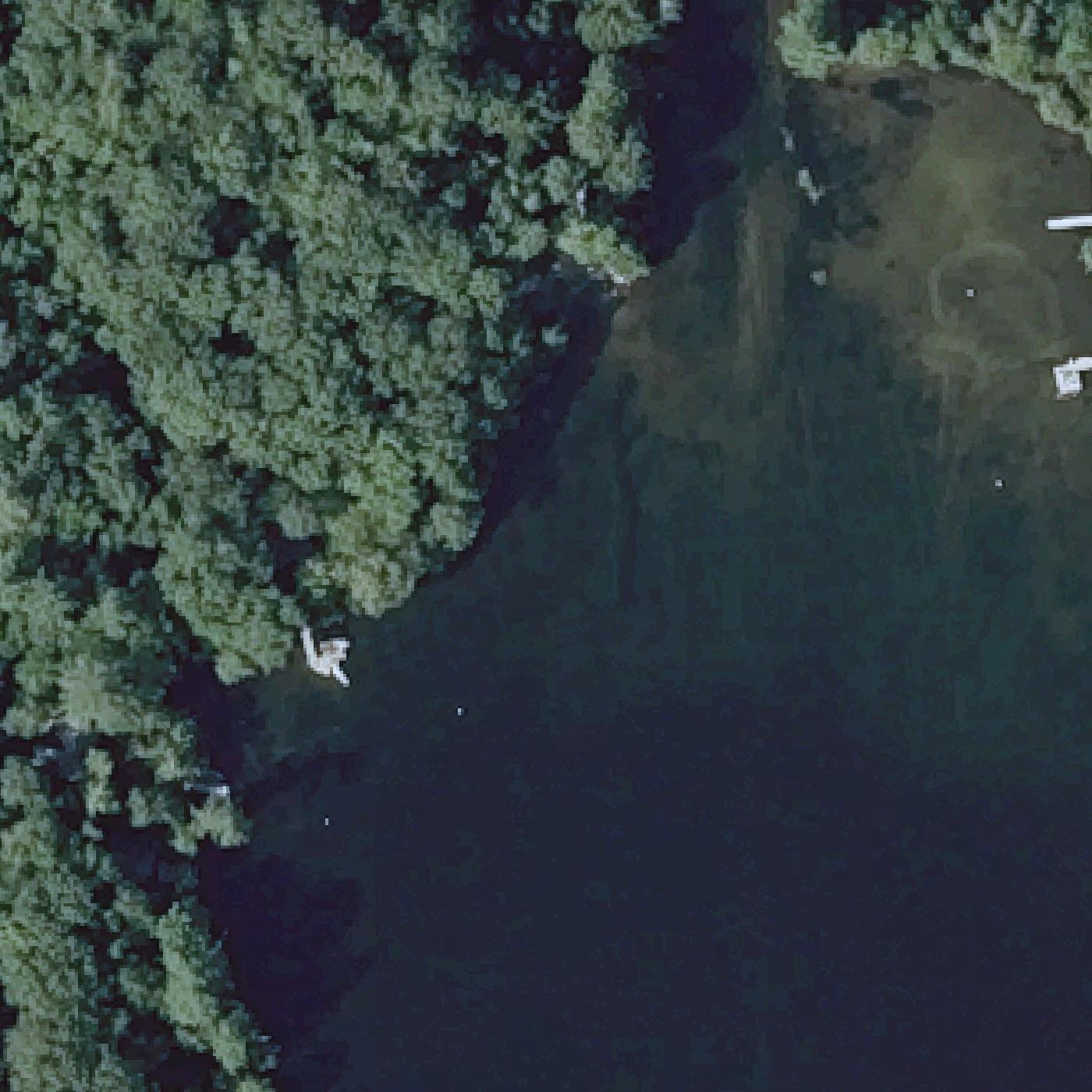 Aerial map of Rome Town Beach