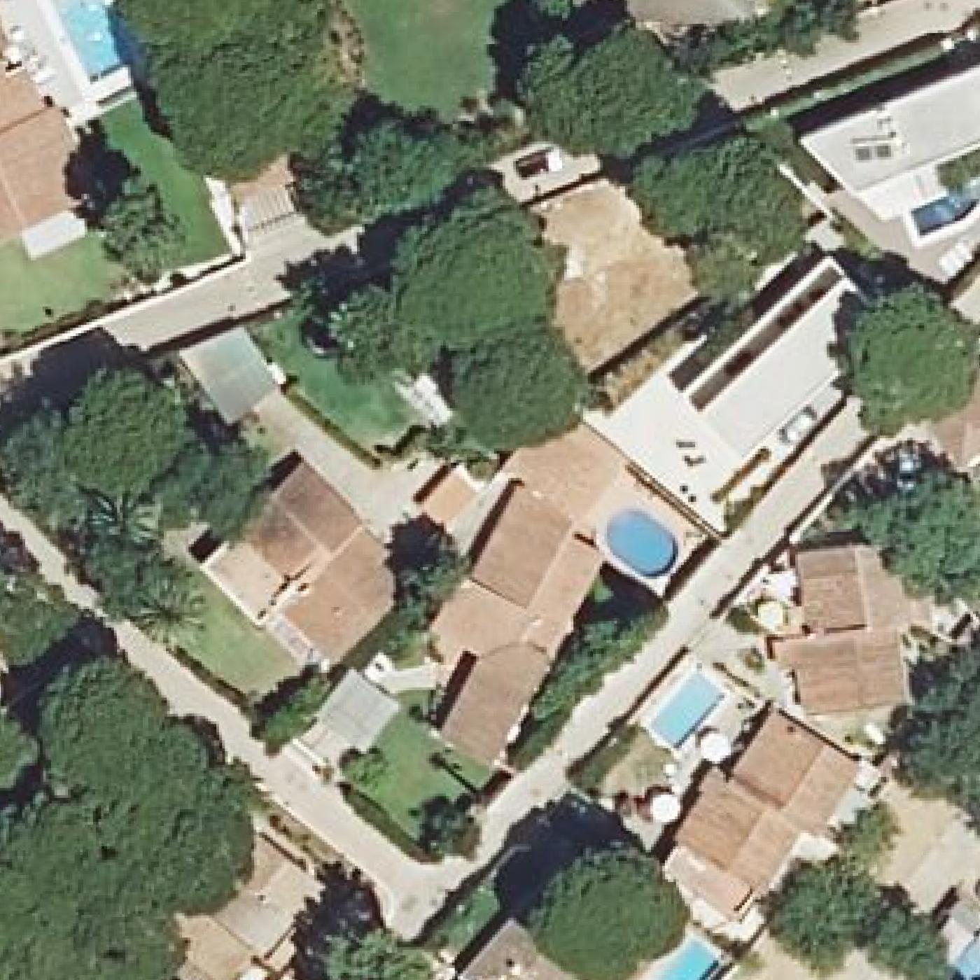 Aerial map of Rosario
