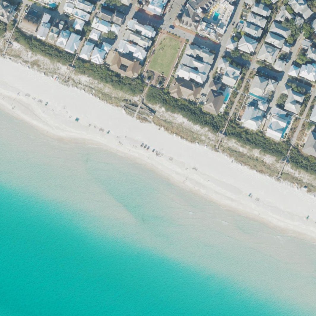 Aerial map of Rosemary Beach