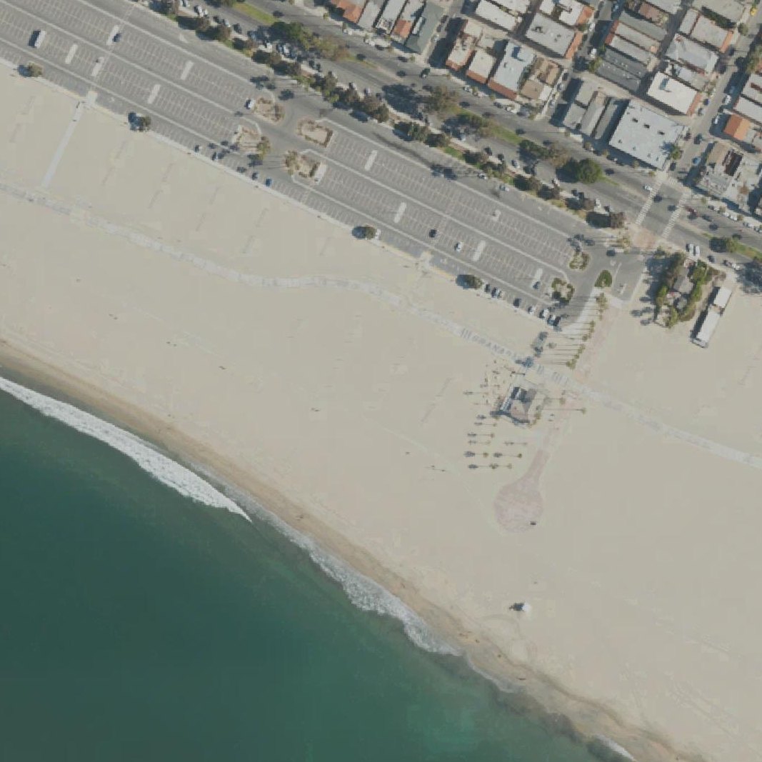 Aerial map of Rosie's Dog Beach
