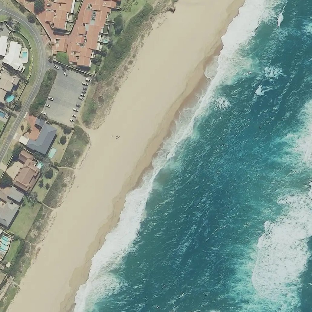 Aerial map of Roxy’s Beach