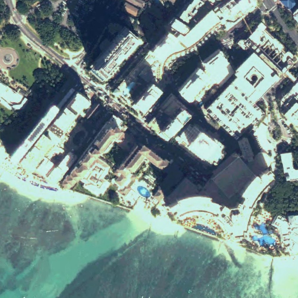 Aerial map of Royal-Moana Beach
