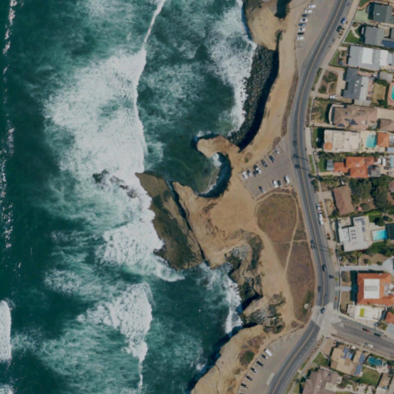 Aerial map of Rum Runner Cove