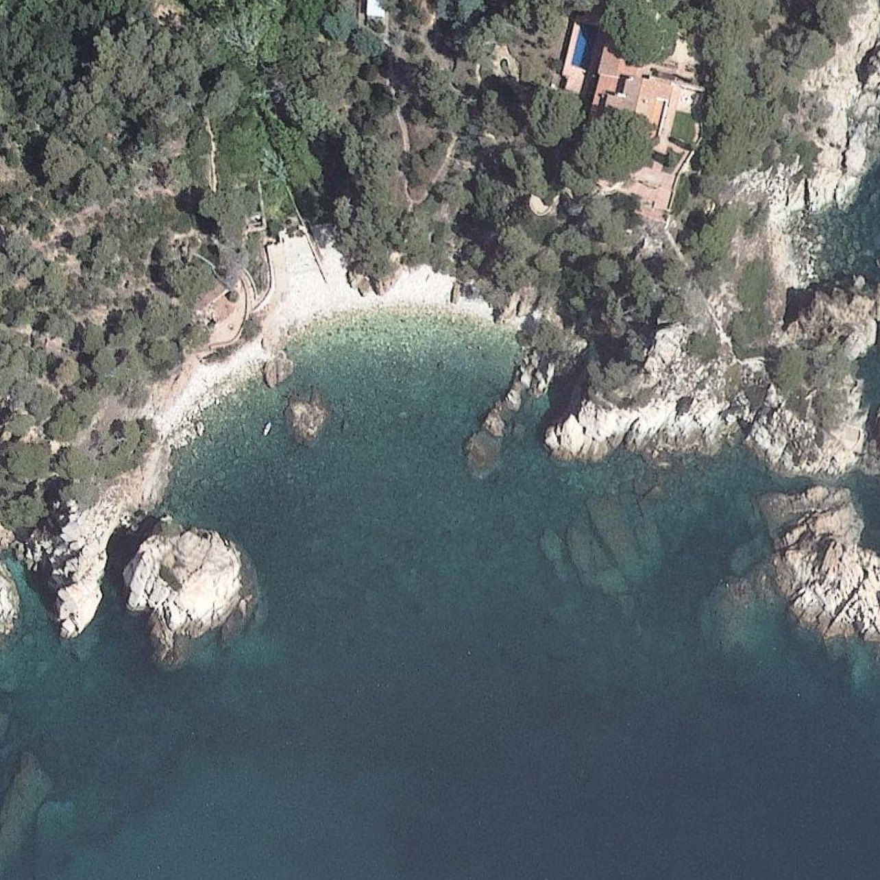 Aerial map of s'Agulla