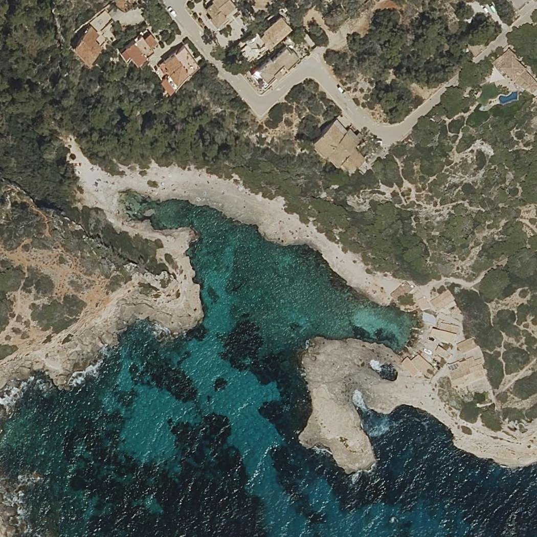 Aerial map of S'Almonia