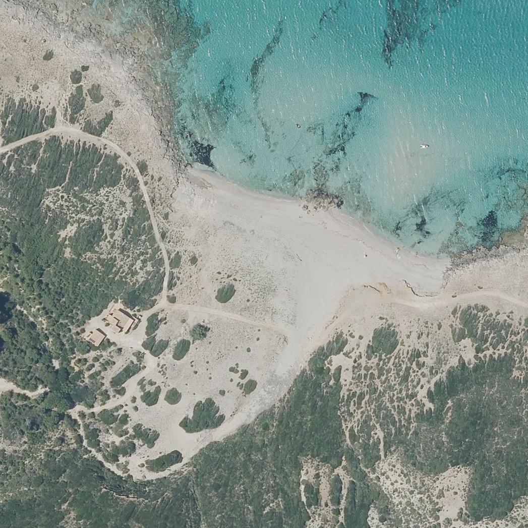 Aerial map of s'Arenalet d'es Verger