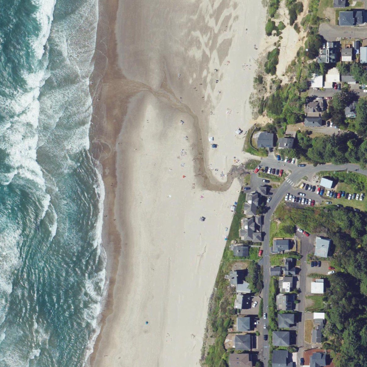 Aerial map of S.W. 11th Drive Beach Access