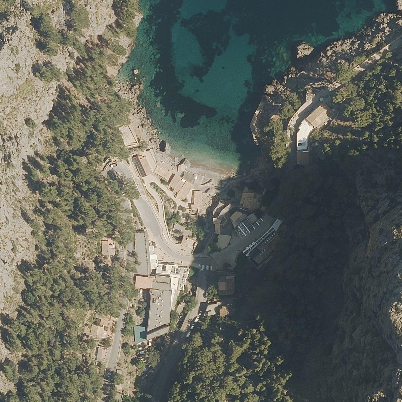 Aerial map of Sa Calobra