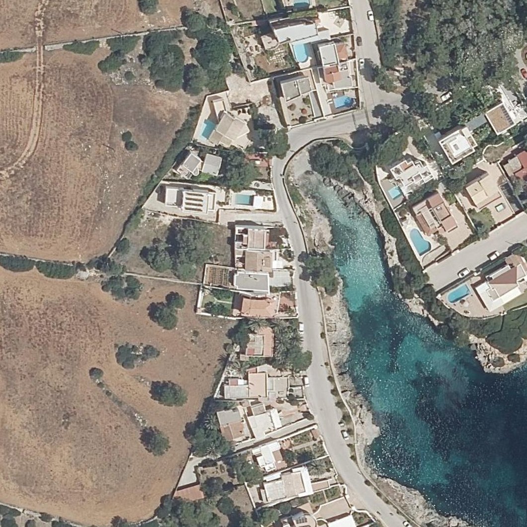 Aerial map of Sa Farola Beach