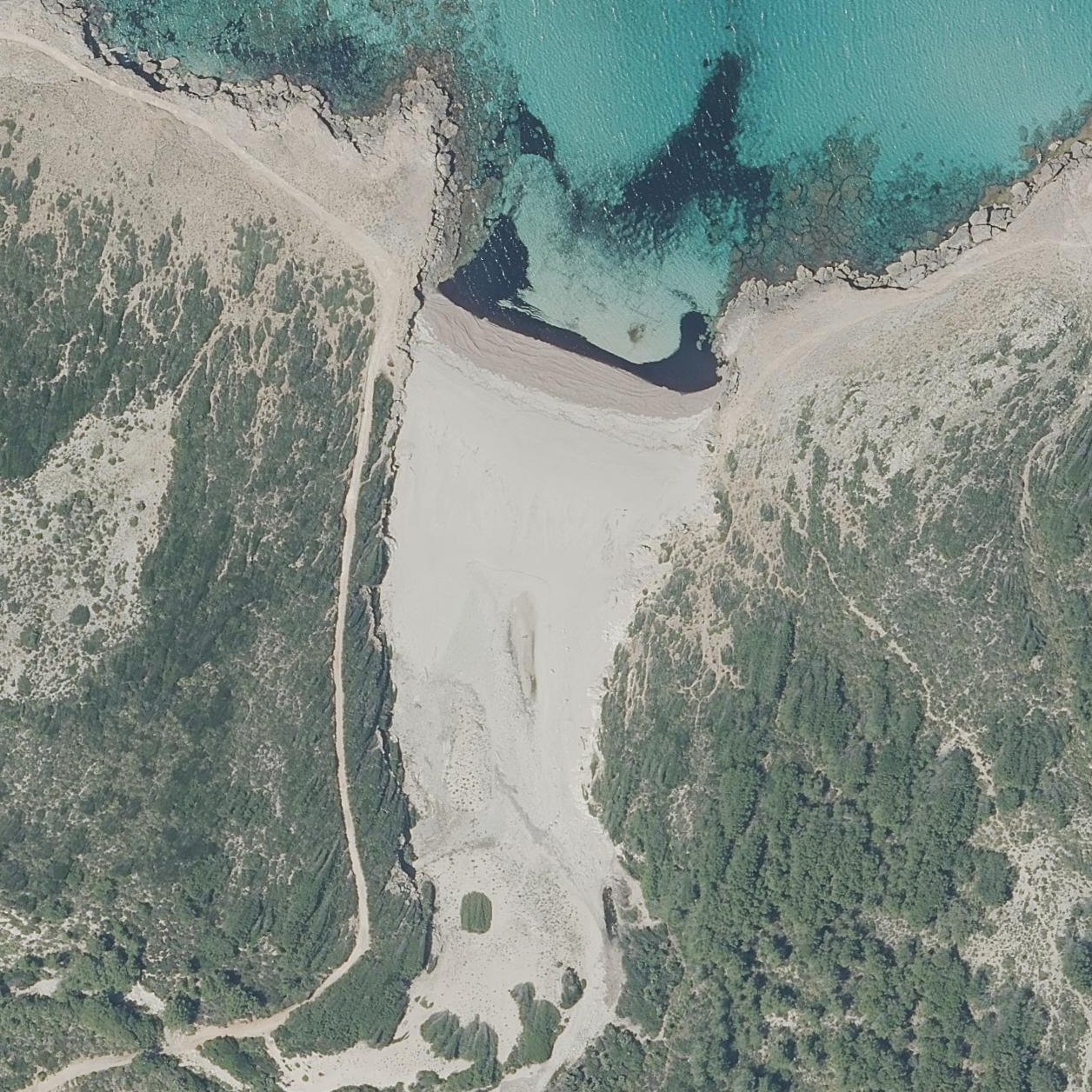 Aerial map of Sa Font Salada