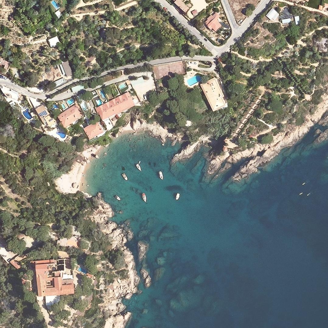 Aerial map of Sa Forcanera