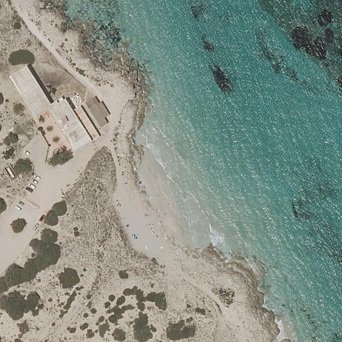 Aerial map of Sa Roqueta