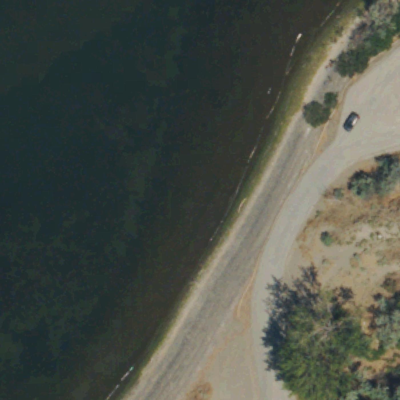 Aerial map of Sailboard Beach