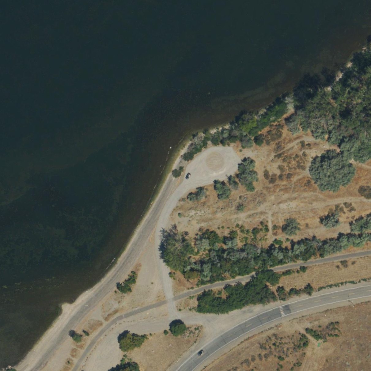Aerial map of Sailboard Beach Day-Use Area