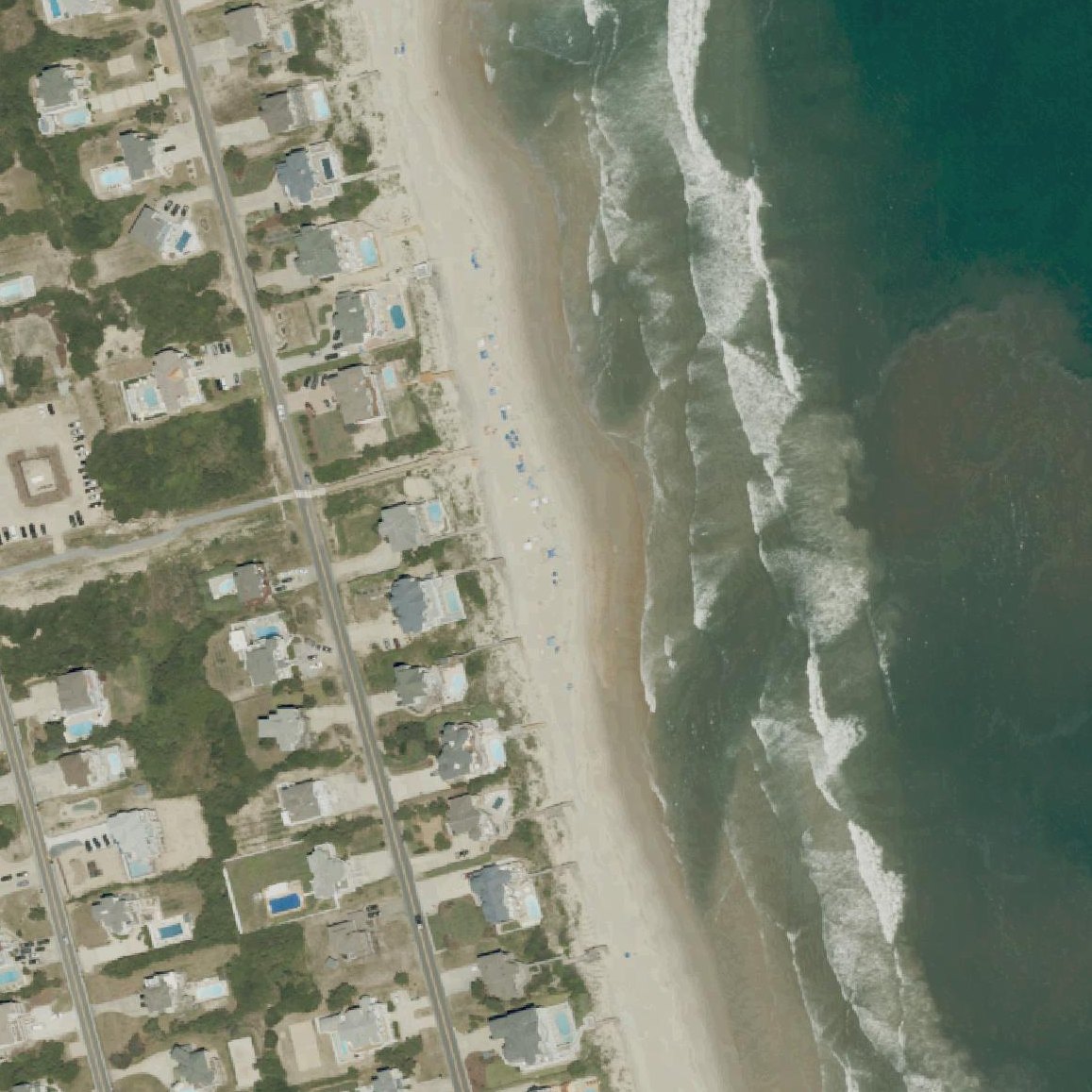 Aerial map of Sailfish Public Beach Access