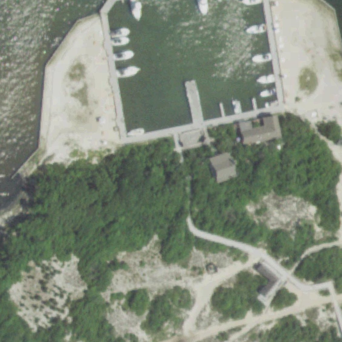 Aerial map of Sailors Haven