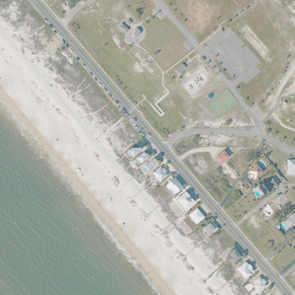Aerial map of Saint Joe Beach