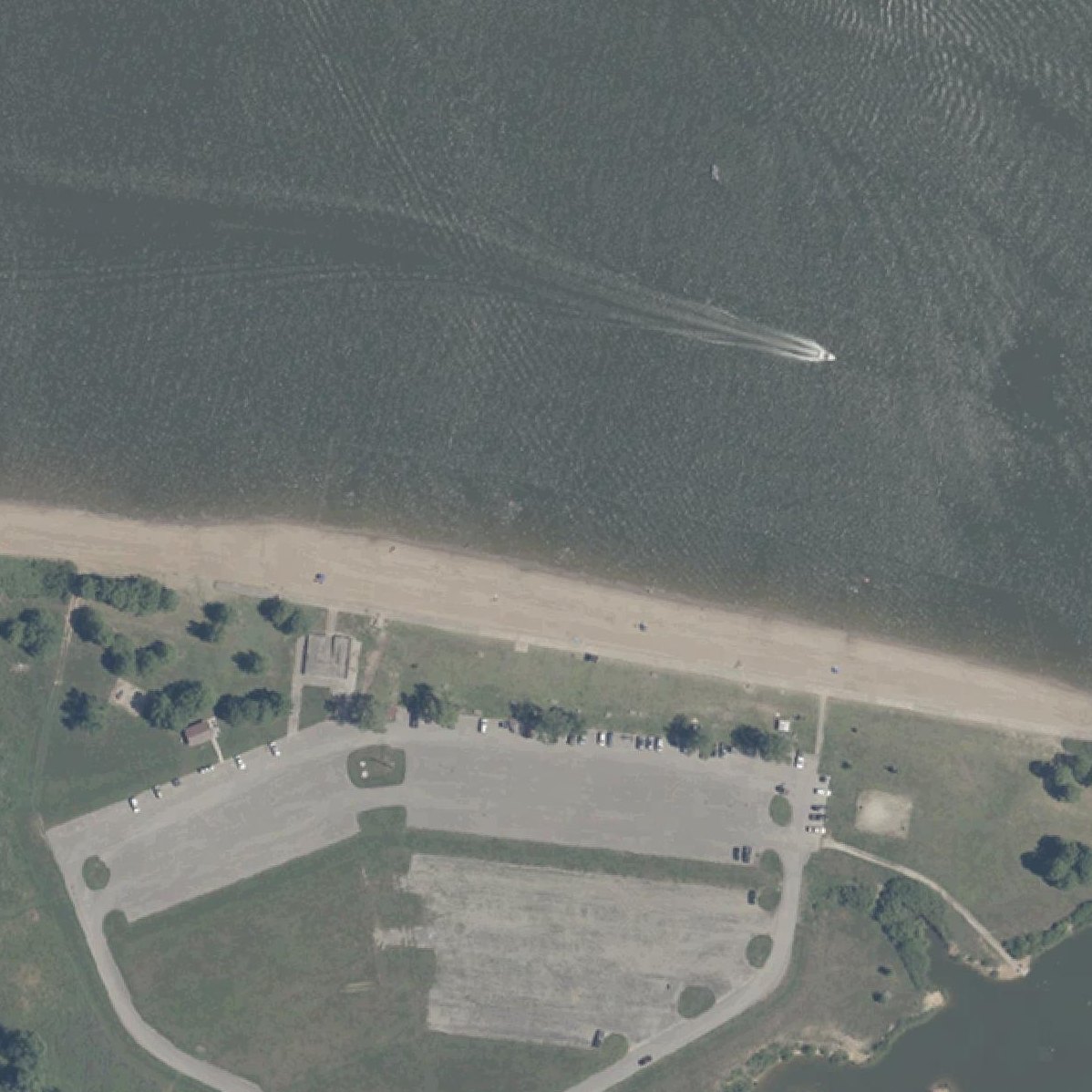 Aerial map of Salamonie Beach