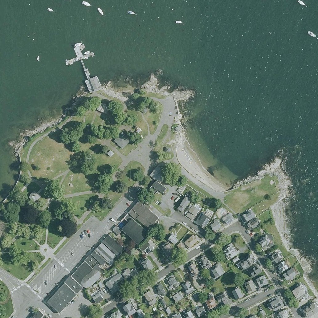 Aerial map of Salem Willows Park Beach