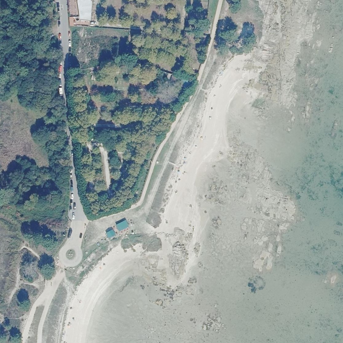 Aerial map of Salinas Beach