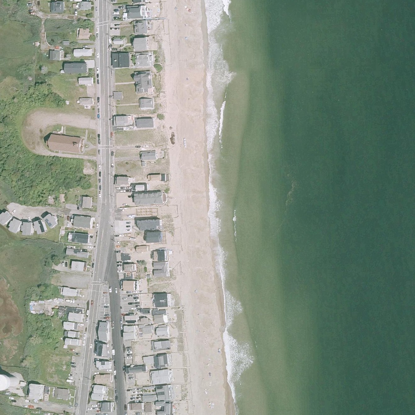 Aerial map of Salisbury Beach