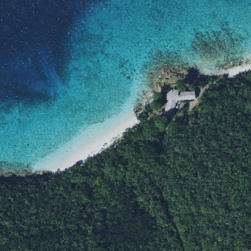Aerial map of Salomon Beach
