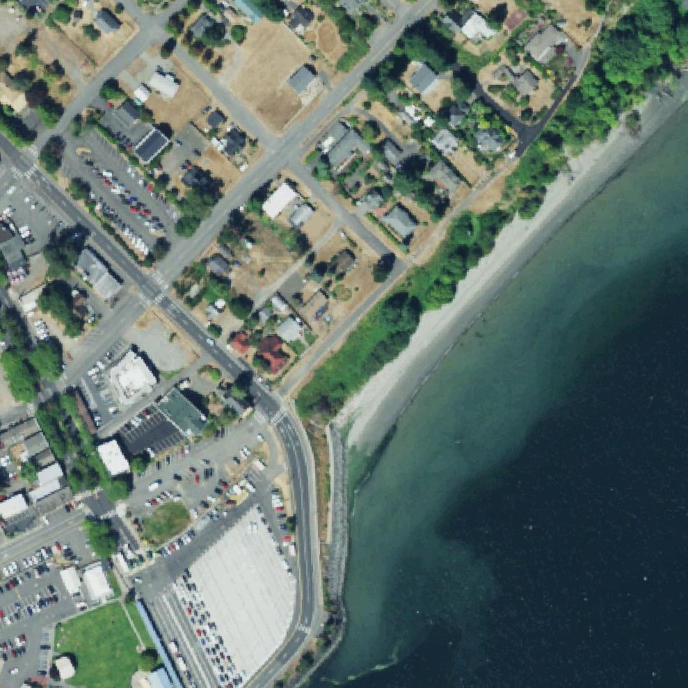 Aerial map of Saltair Beach Park