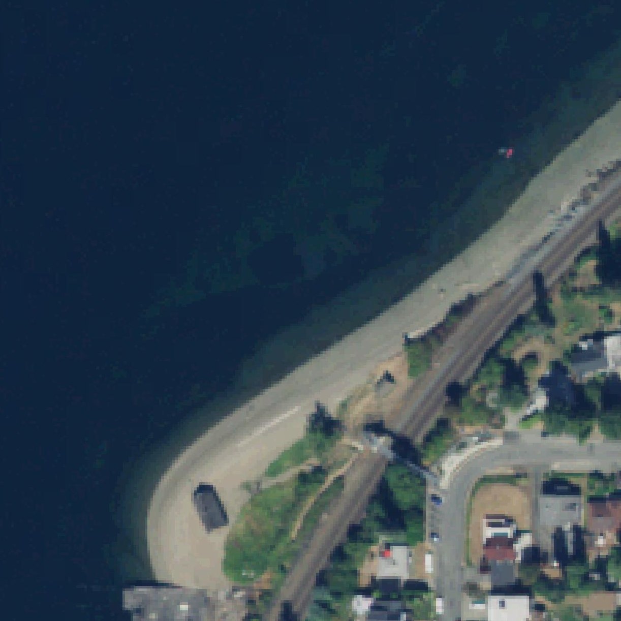 Aerial map of Saltar's Point Beach