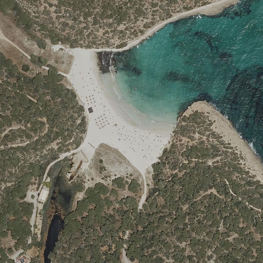 Aerial map of S’Amarador