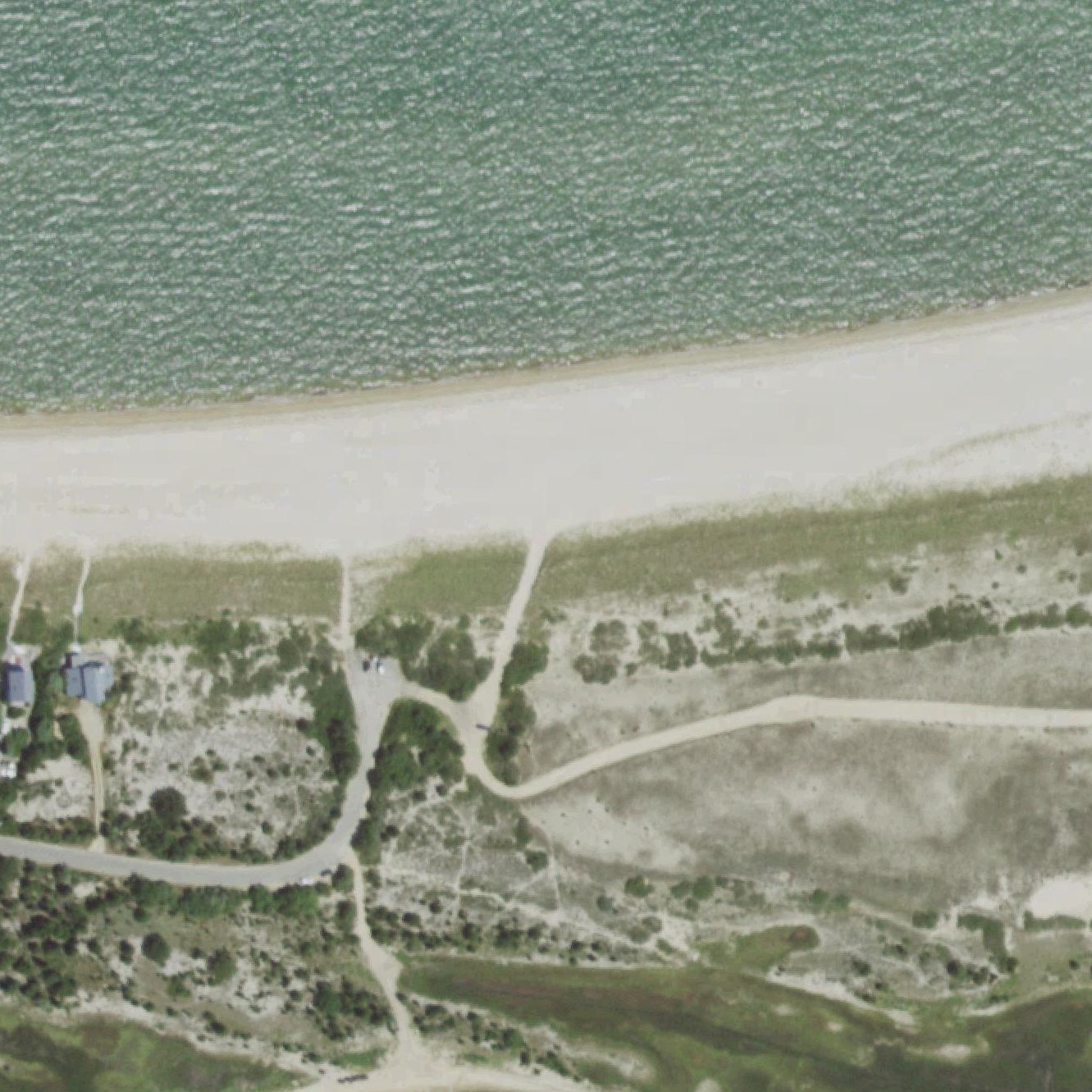 Aerial map of Sammys Beach